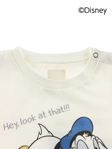 （Sサイズのみ）インセクトコレクション限定 DisneyデザインTシャツ＜Donald＆Ants＞ オーガニックコットン使用