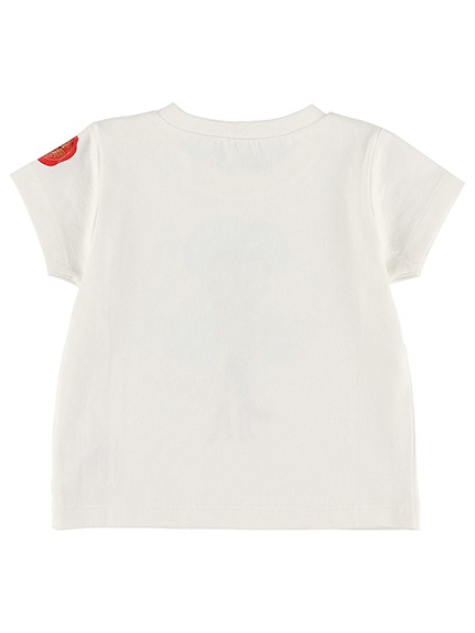 大人も！学習帳（おこづかい帳）付き！アリのマキシームTシャツ ホワイト オーガニックコットン使用