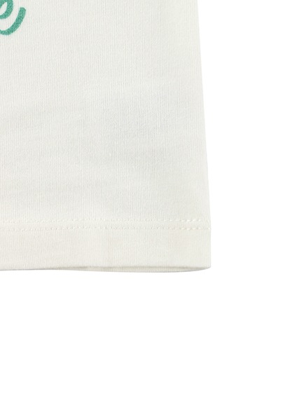 大人も！学習帳（おこづかい帳）付き！アリのマキシームTシャツ ホワイト オーガニックコットン使用