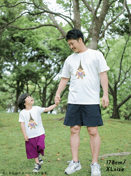 大人も！学習帳（観察ノート）付き！カブトムシのガブリエルTシャツ オーガニックコットン使用