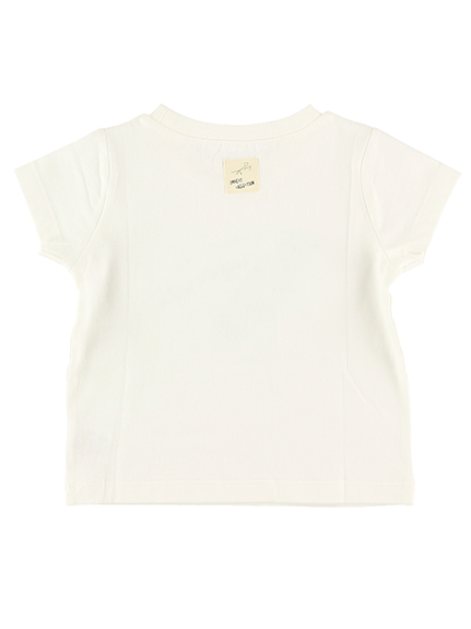 キムジー コットンTシャツ2枚入りホワイト/ホワイト Sサイズのみ)たまむしちゃんプリントTシャツ ホワイト