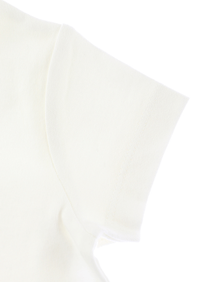 Sサイズ（85cm）のみ たまむしちゃんプリントTシャツ ホワイト オーガニックコットン使用