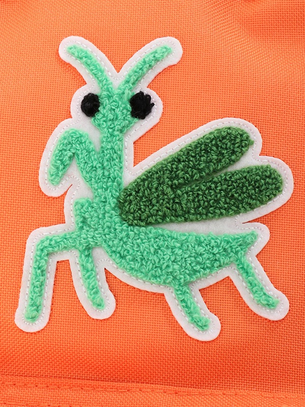 ずり落ちない！かまきりくんハーネス付きリュック　オレンジ