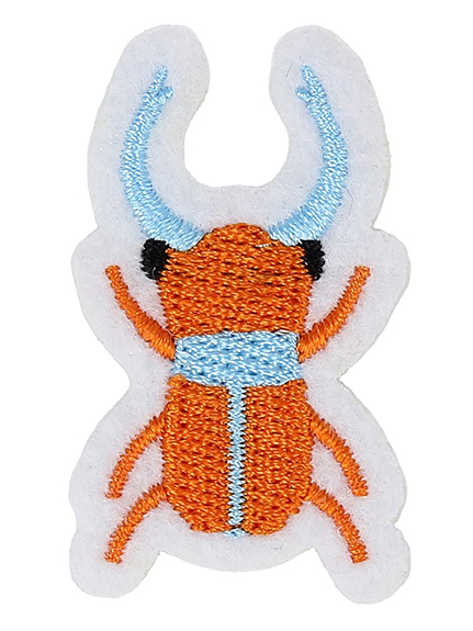 昆虫刺繍ワッペン