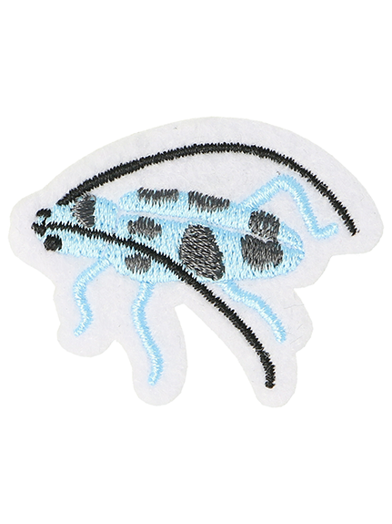 昆虫刺繍ワッペン