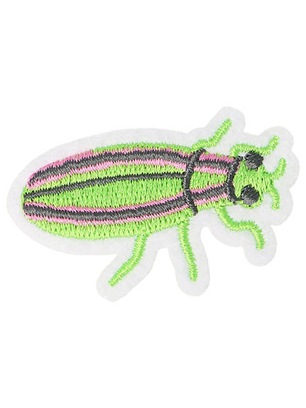 昆虫刺繍ワッペン