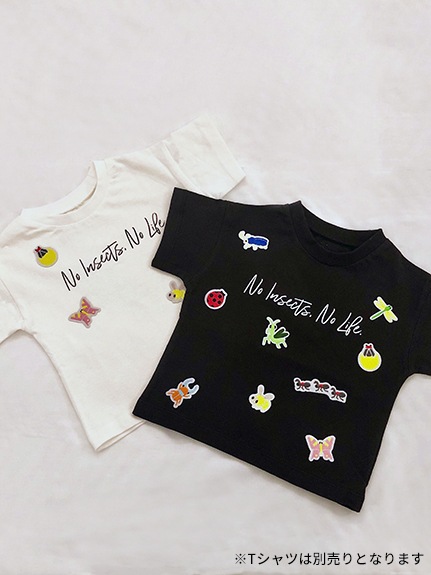 昆虫刺繍ワッペン