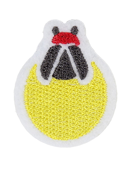 昆虫刺繍ワッペン