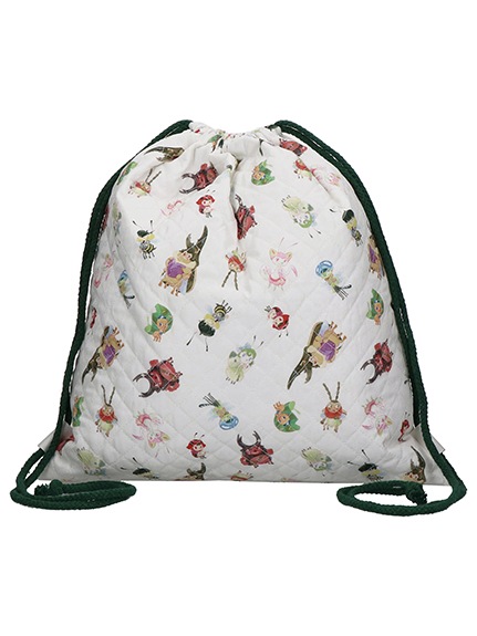 お名前タグ付き　インセクトランドの仲間たちナップサック