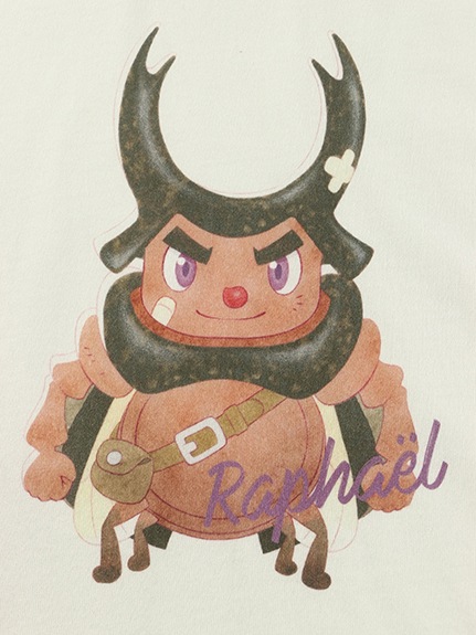 大人も！学習帳（英語）付き！クワガタのラファエルTシャツ オーガニックコットン使用