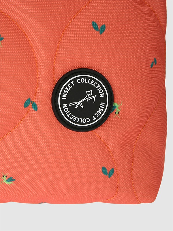 葉っぱに擬態？！かまきりくんレッスンバッグ（絵本袋） オレンジ