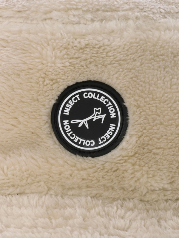 スケッチ昆虫大集合 リバーシブル ボアバケットハット ベージュ