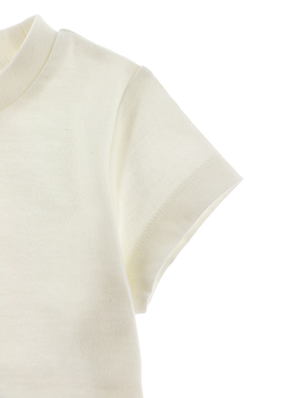 Sサイズ（85cm）のみ ほたるさんプリントTシャツ ホワイト キッズ オーガニックコットン使用