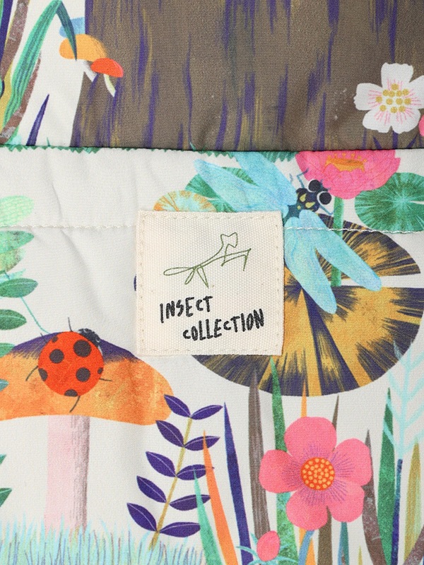 （Sサイズのみ）昆虫ピクニック　元気に動きたいキッズに！中綿あったかベスト