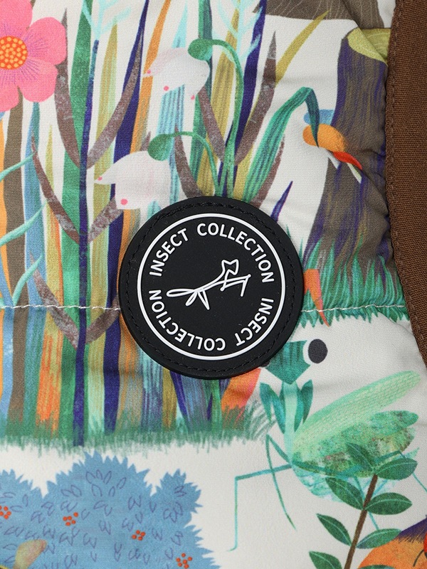 （Sサイズのみ）昆虫ピクニック　元気に動きたいキッズに！中綿あったかベスト