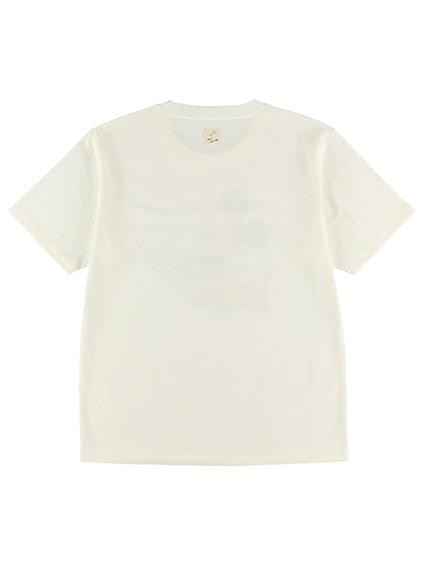 大人も！インセクトコレクション限定 DisneyデザインTシャツ＜Mickey＆Beetle＆Stag Beetle＞ オフホワイト オーガニックコットン使用