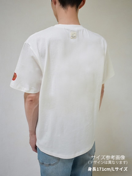 大人も！学習帳（自由帳）付き！INSECT LANDの仲間たちキービジュアルTシャツ ホワイト オーガニックコットン使用