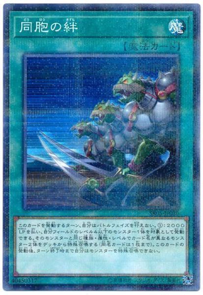 SR05]同胞の絆(ノーマルパラレル)SR05-JP030 | 遊戯王OCG,構築済み 