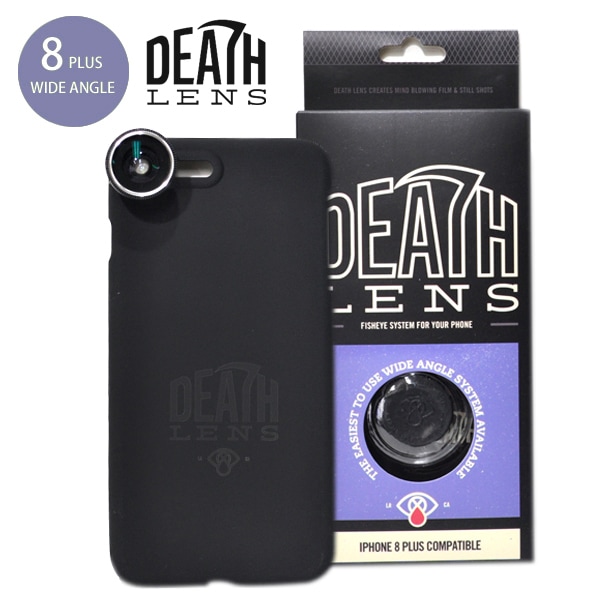 【DEATH DIGITAL】-WIDE ANGLE- iPhone 8 Plus 用 デスレンズ アイフォン レンズ アクセサリー スケートボード スケボー SKATEBOARD