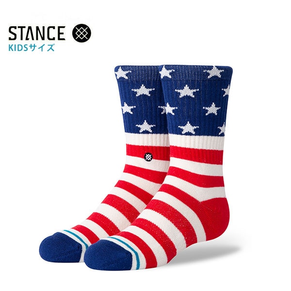 【STANCE】THE FOURTH ST KIDS white スタンス キッズ ソックス 靴下 キッズ スケートボード スケボー SKATEBOARD
