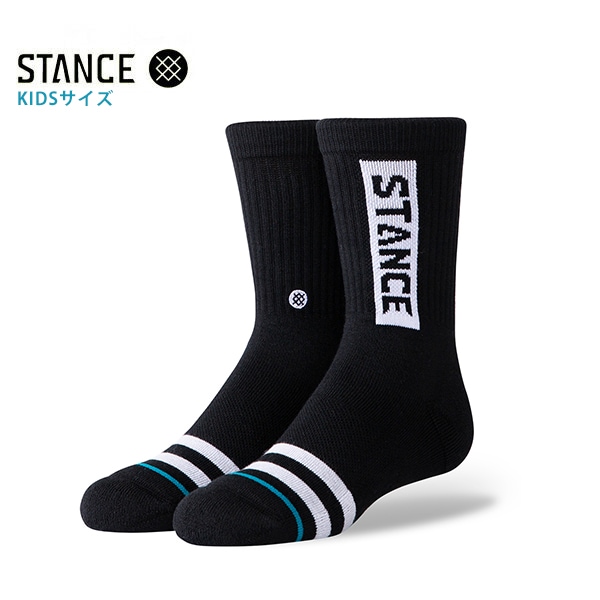 【STANCE】OG ST KIDS スタンス ソックス 靴下 キッズ スケートボード スケボー SKATEBOARD