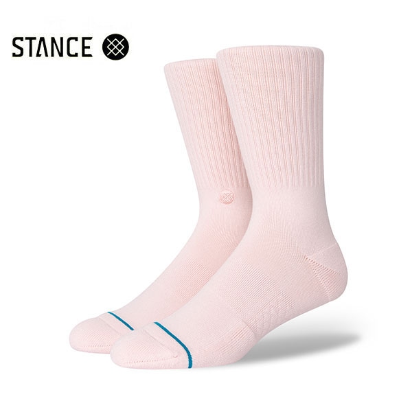 【STANCE】ICON pink スタンス ソックス 靴下 スケートボード スケボー SKATEBOARD