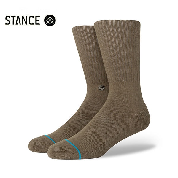 【STANCE】ICON green スタンス ソックス 靴下 スケートボード スケボー SKATEBOARD