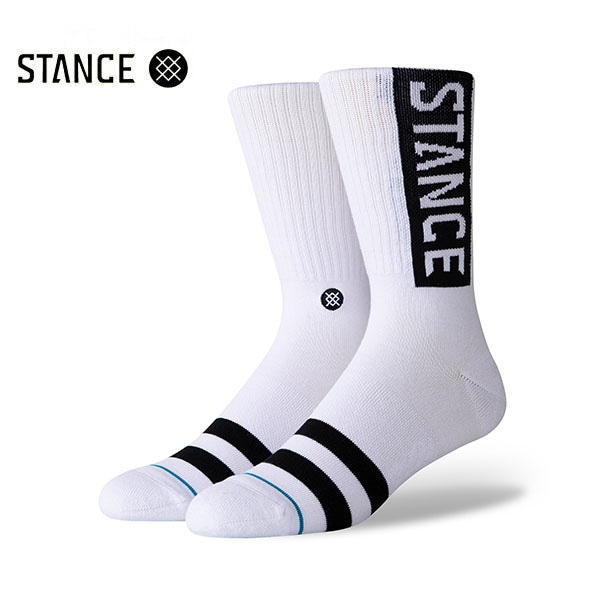 【STANCE】OG white スタンス ソックス 靴下 スケートボード スケボー SKATEBOARD