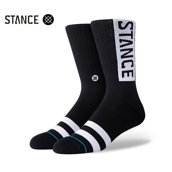 【STANCE】OG black スタンス ソックス 靴下 スケートボード スケボー SKATEBOARD