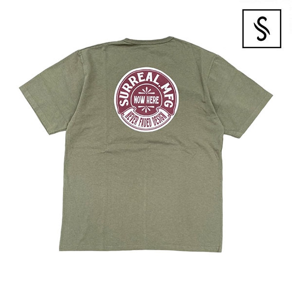 【S.U.R】TROY S/S TEE カラー：khaki シュルリアル ティーシャツ 半袖 スケートボード スケボー SKATEBOARD