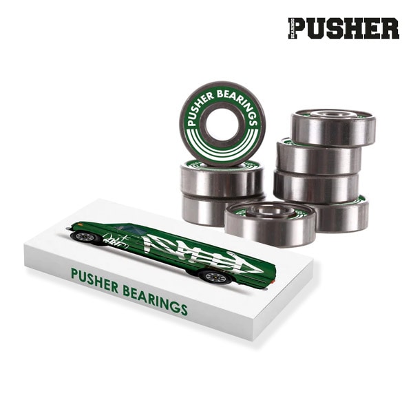 【PUSHER BEARINGS】SPEED ABEC 5 BEARINGS プッシャー ベアリング スケートボード スケボー デッキ  SKATEBOARD DECK