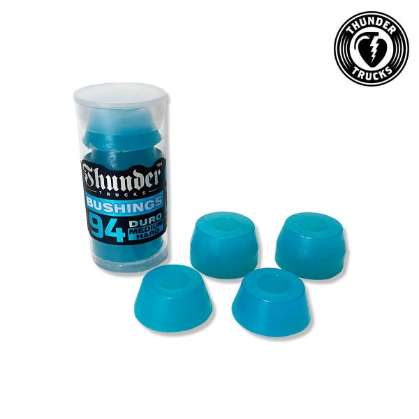 【THUNDER】BUSHINGS MIDIUM HARD 94DU BLUE サンダー トラック ブッシュ ゴム アクセサリー スケートボード スケボー SKATEBOARD