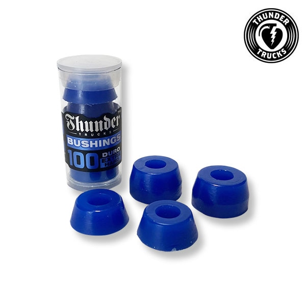【THUNDER】EXTRA HARD 100DU NAVY BLUE サンダー トラック ブッシュ ゴム アクセサリー スケートボード スケボー SKATEBOARD