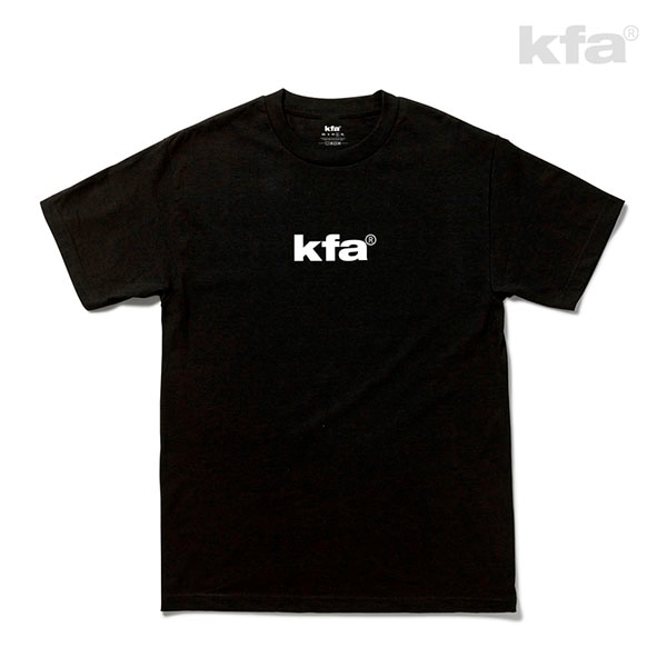 KFA】KFA 92 LOGO TEE black/white ケファ ティーシャツ 半袖 スケート