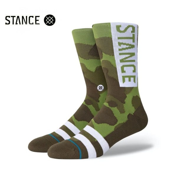 【STANCE】OG camo スタンス ソックス 靴下 スケートボード スケボー SKATEBOARD