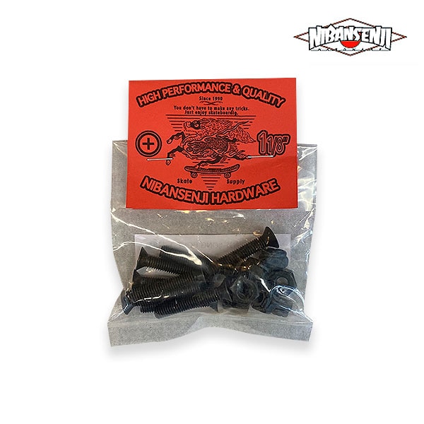 【NIBANSENJI】PHILLIP BOLT1 1/8 ニバンセンジ 二番煎じ ナット ビス ボルト スケートボード スケボー SKATEBOARD