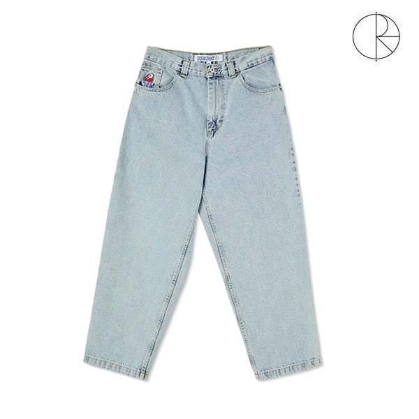 【POLAR】BIG BOY JEANS light blue ポーラー パンツ デニム スケートボード スケボー SKATEBOARD