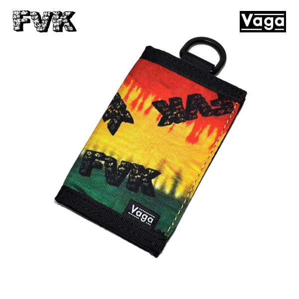 【VAGA×FVK】RASTA NANO WALLET バガ スケートボード 財布 ウォレット SKATEBOARD