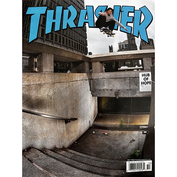 【THRASHER】OCTOBER 2022 ISSUE #507 2022.10月号 スラッシャー マガジン 書籍 雑誌 スケートボード スケボー SKATEBOARD