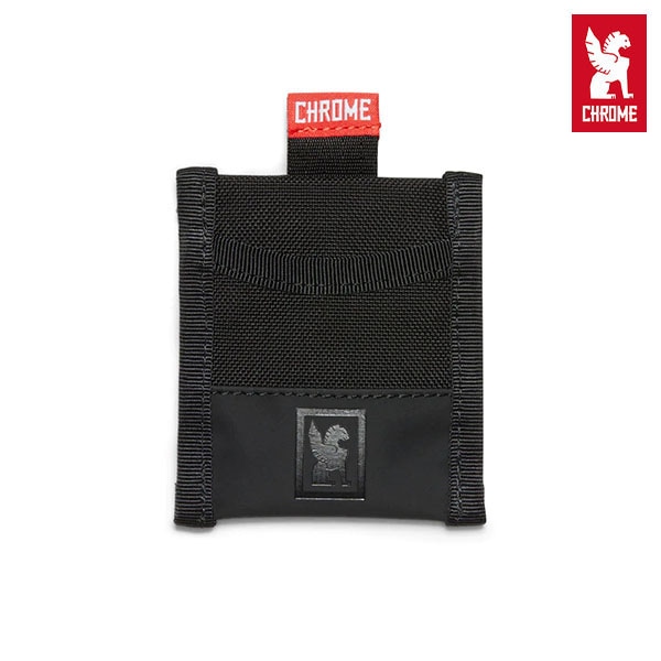 【CHROME】CHEAPSKATE CARD WALLET black クローム バックパック バッグ BAG  スケートボード スケボー SKATEBOARD