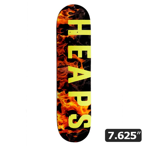 【HEAPS】FIRE RED DECK 7.625インチ ヒープス スケートボード スケボー デッキ SKATEBOARD DECK