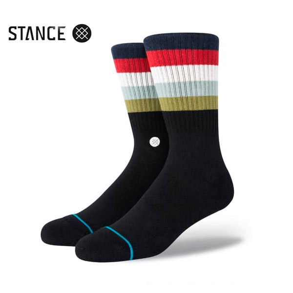 【STANCE】MALIBOO black fade スタンス ソックス 靴下 スケートボード スケボー SKATEBOARD