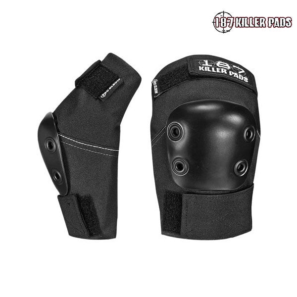 【187 KILLER PADS】PRO ELBOW PADS black プロテクター 肘 膝 キッズ 子供 スケートボード スケボー SKATEBOARD