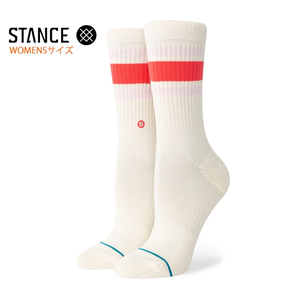 【STANCE】WOMENS BOYD off white スタンス ソックス 靴下 スケートボード スケボー SKATEBOARD