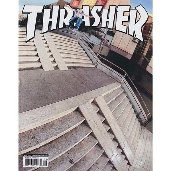 【THRASHER】AUGUST 2023 ISSUE #517 2023.8月号 スラッシャー マガジン 書籍 雑誌 スケートボード スケボー SKATEBOARD