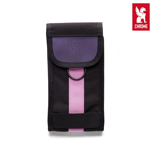 【CHROME】LARGE PHONE POUCH カラー：rainbow reflective　クローム ポーチ バッグ スケートボード スケボー SKATEBOARD