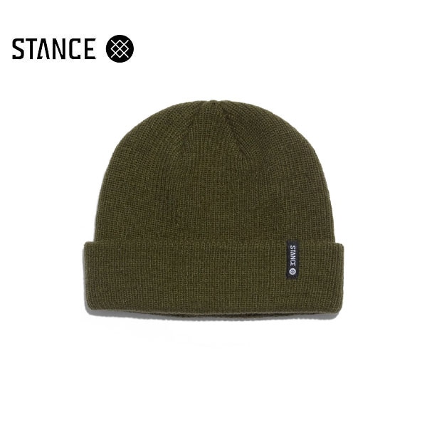 【STANCE】ICON 2 BEANIE olive スタンス ビーニー 帽子 スケートボード スケボー SKATEBOARD