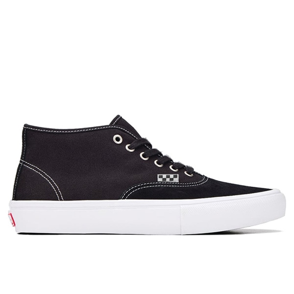 【VANS】SKATE AUTHENTIC MID カラー：black/white　バンズ シューズ 靴 スニーカー  スケートボード スケボー  SKATEBOARD SHOES