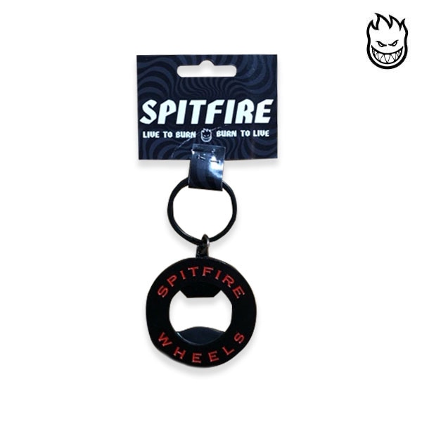 【SPITFIRE】BOTTLE OPENER BH blk/red スピットファイアー キーホルダー 小物 スケートボード スケボー SKATEBOARD