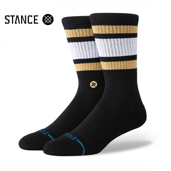 【STANCE】BOYD ST black brown スタンス ソックス 靴下 スケートボード スケボー SKATEBOARD